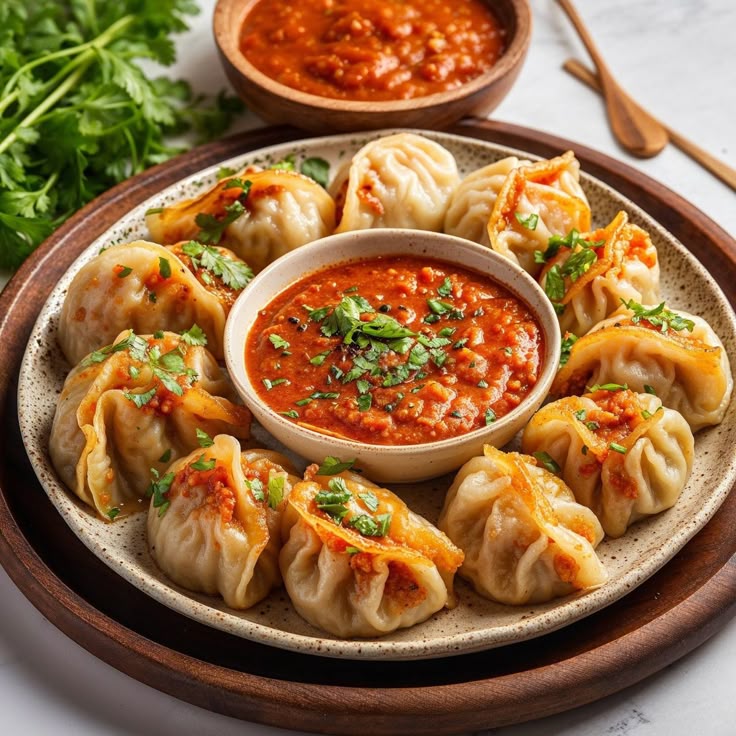 Handmade Mo:Mo dumplings