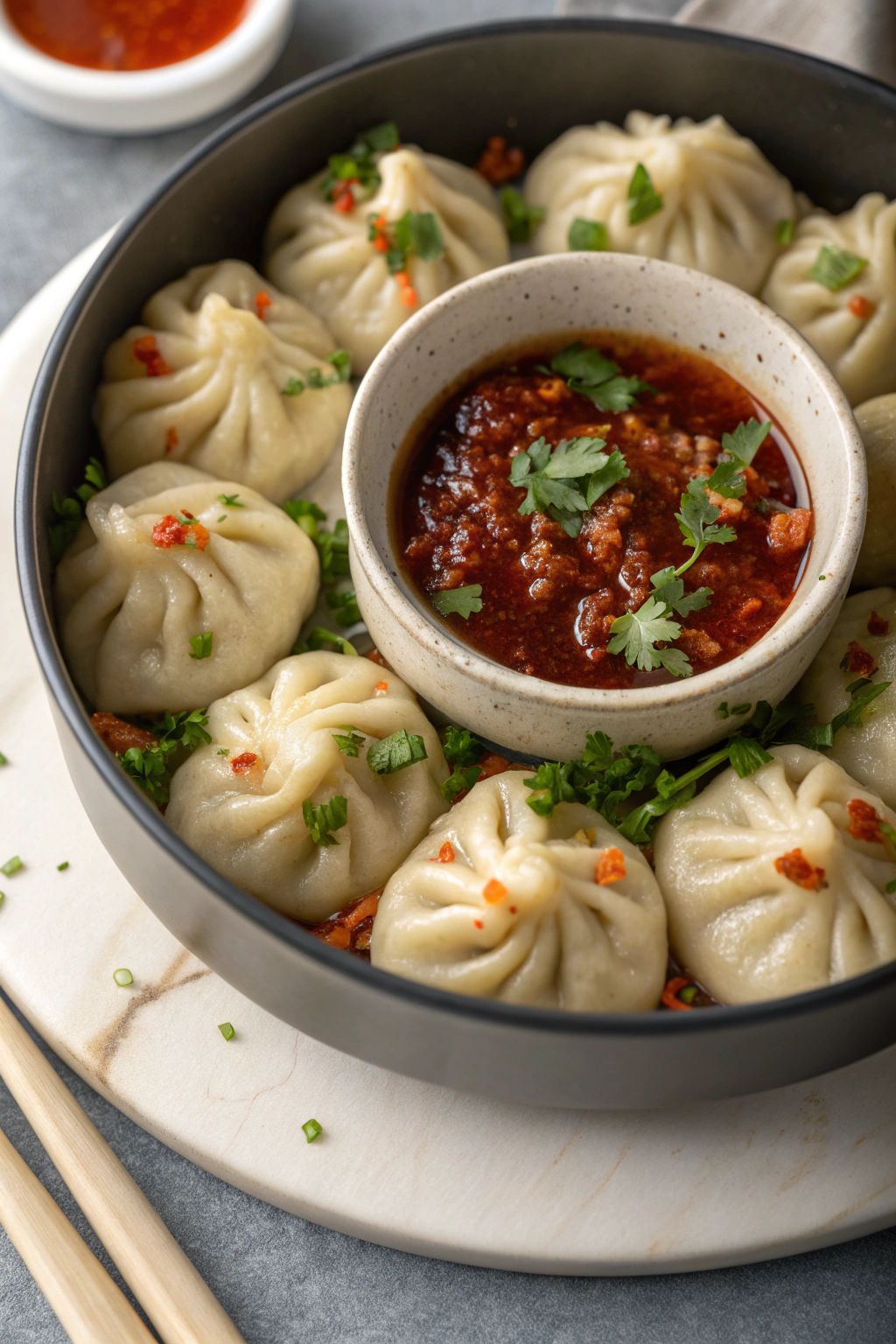 Mo:Mo dumplings